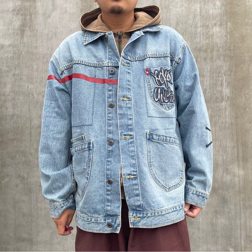 Ecko Unlimited Foundry Interloop Denim Jacket Rar… - image 4
